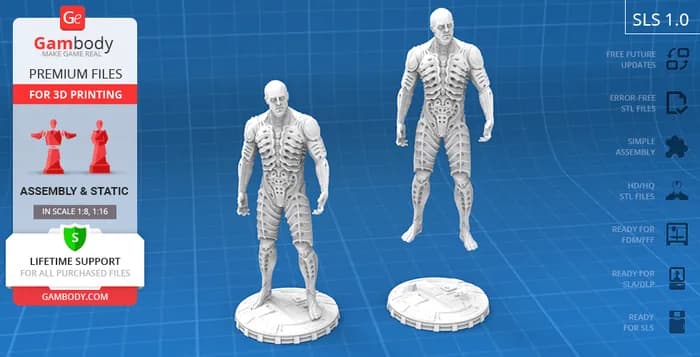 STL - Ingeniero Alien de Prometheus render 4