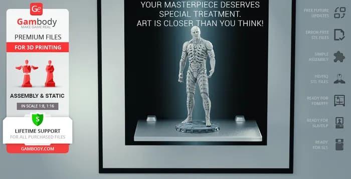 STL - Ingeniero Alien de Prometheus render 5