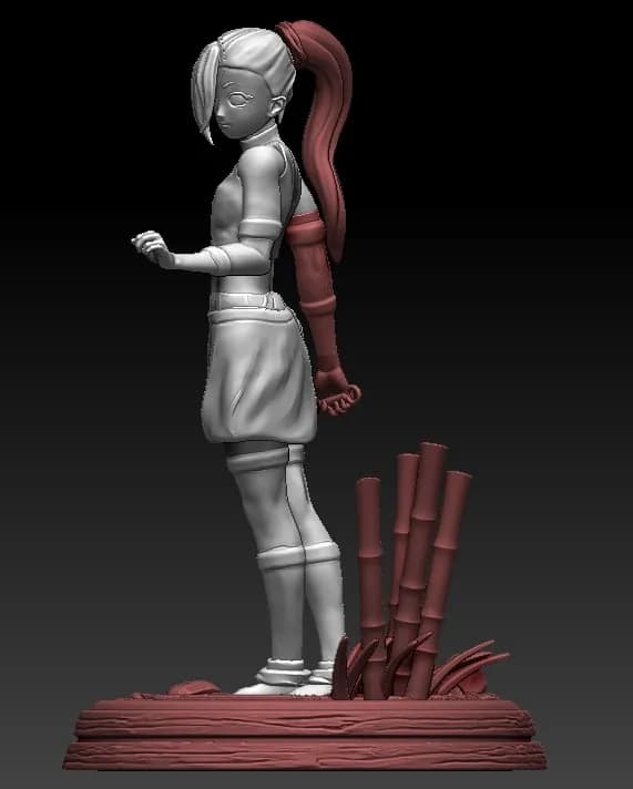 STL - Ino Yamanaka Naruto figura