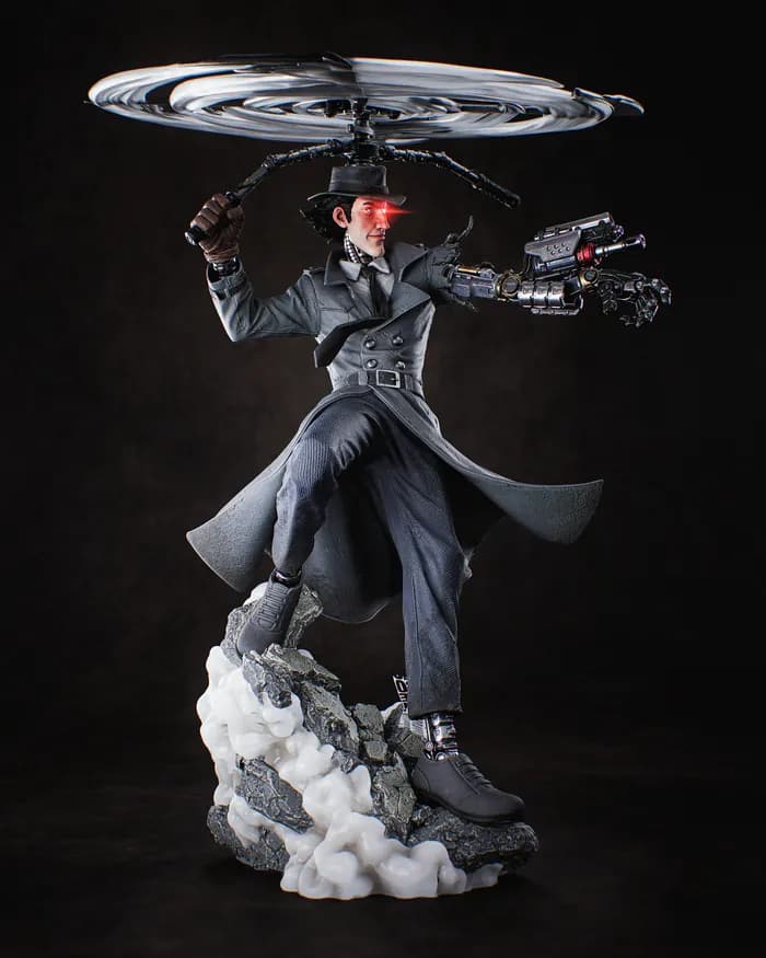 STL - Inspector Gadget con Rotor y Arma