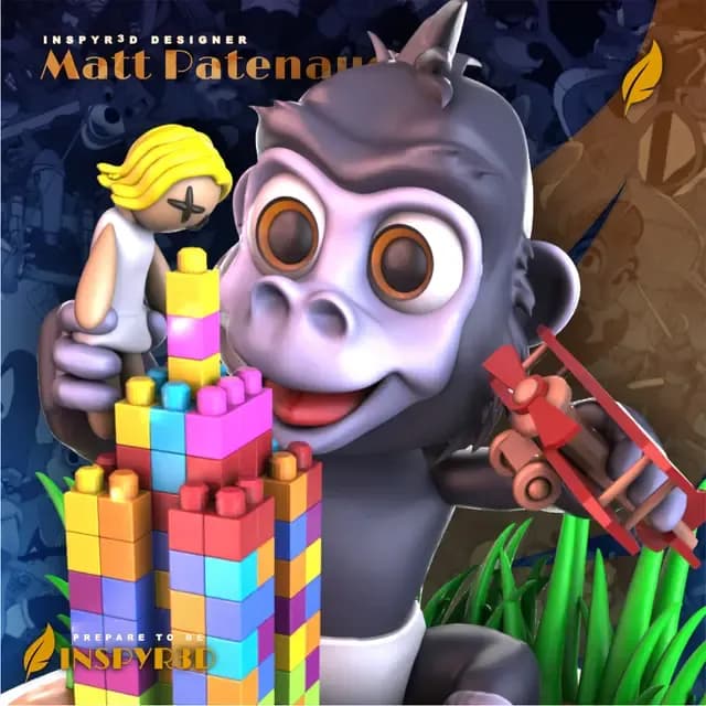 STL - Inspyr3D KidKong