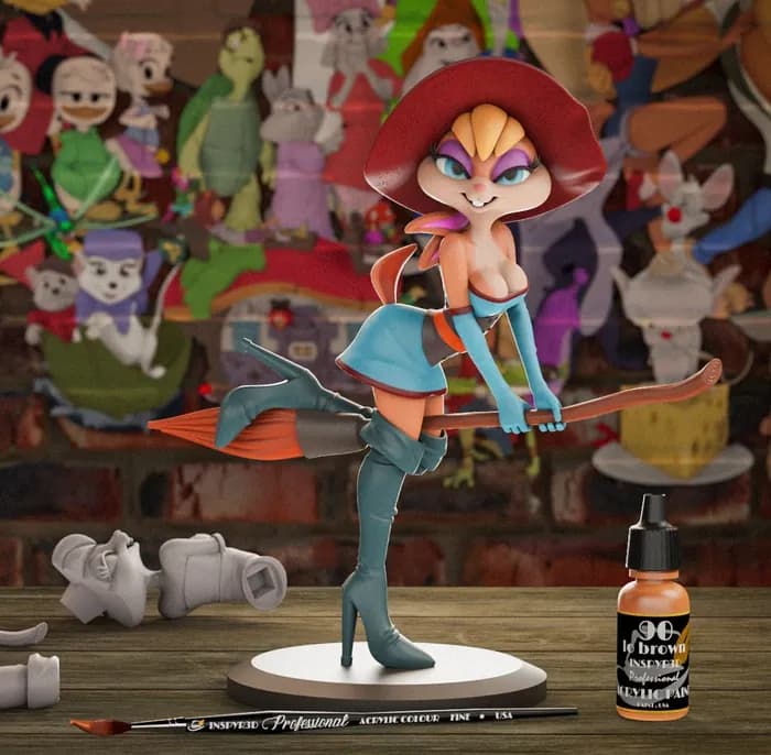 STL - inspyr3d lola bunny witch