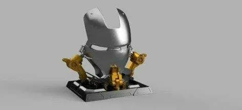 STL - iron man face