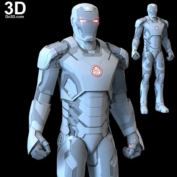 STL - iron man mark 42 43