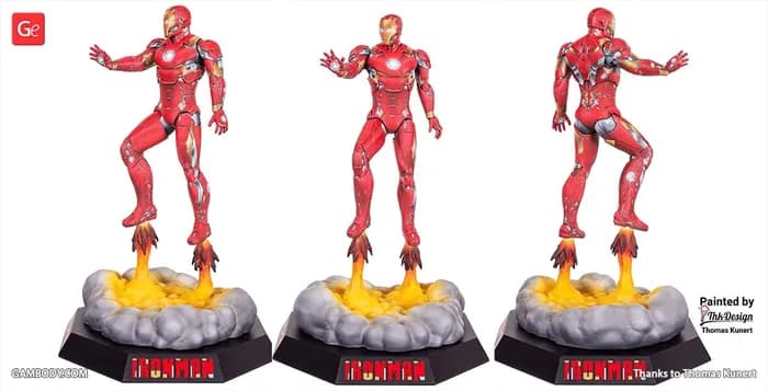 STL - iron man mark 46 render 2