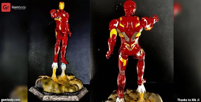 STL - iron man mark 46 render 3