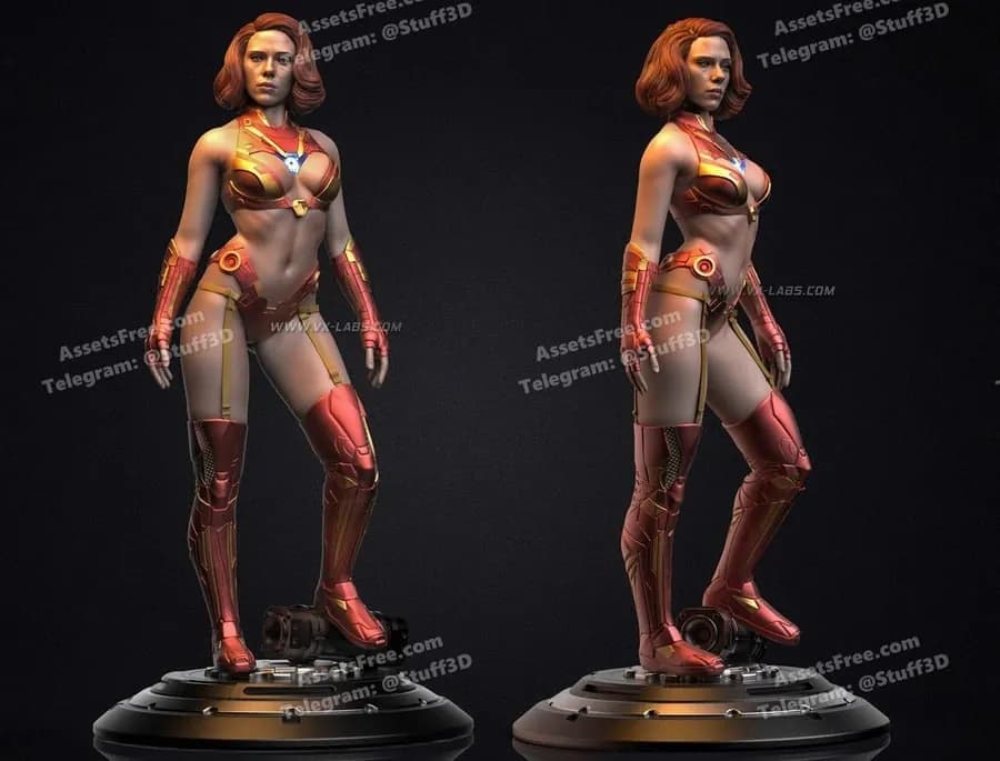 STL - Iron Widow figura femenina