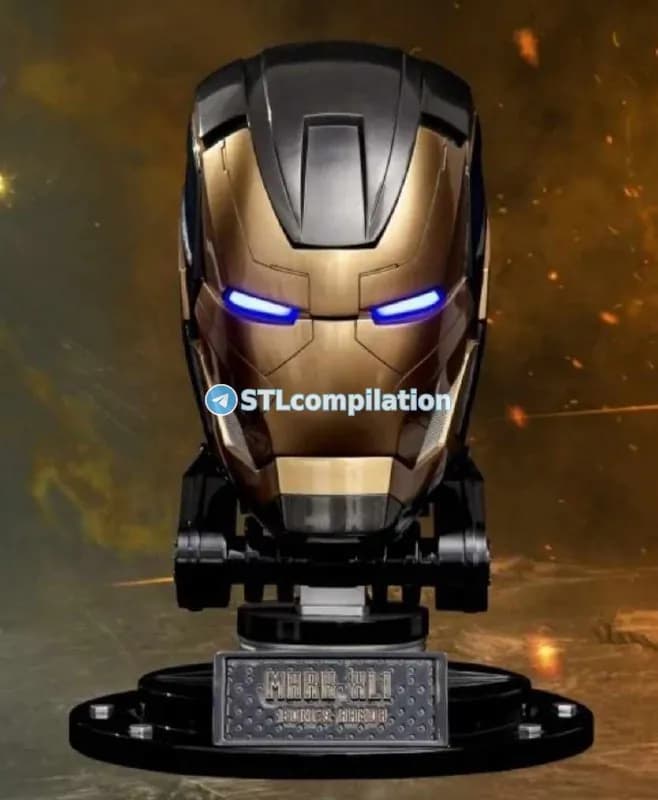 STL - ironman mark 41 helmet