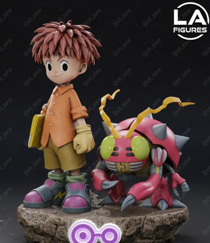 STL - izzy and tentomon