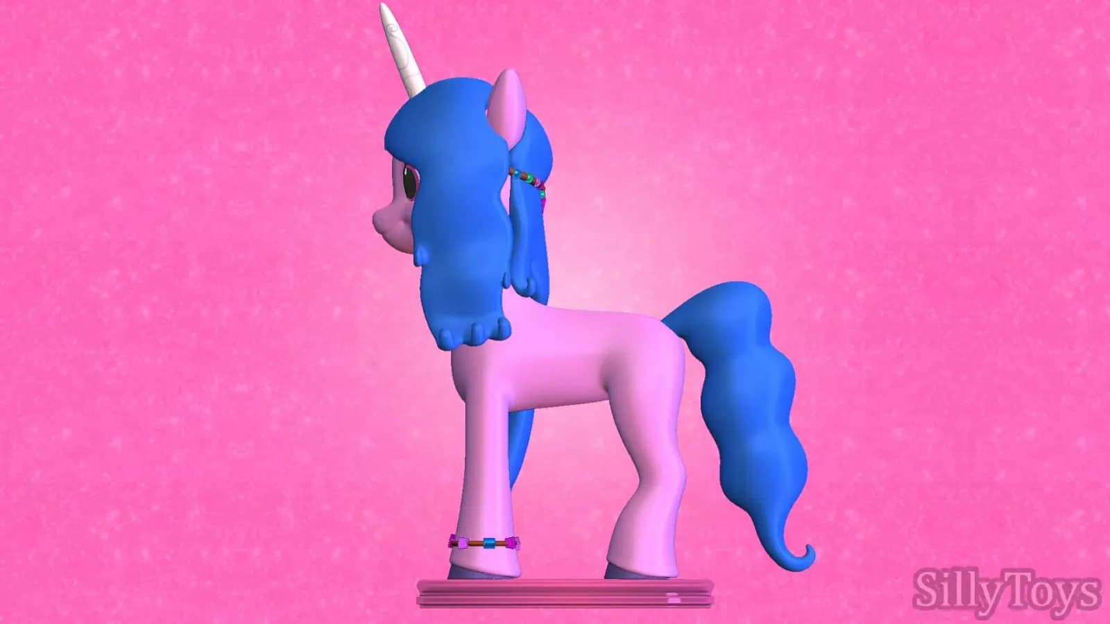 STL - Izzy Moonbow My Little Pony render 3