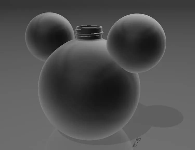 STL - Jabonera Mickey Mouse