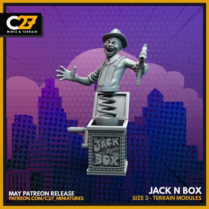 STL - Jack in the Box Terrain