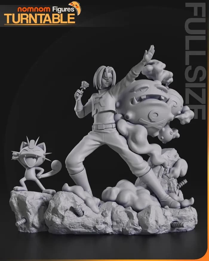 STL - james 178mm split render 3