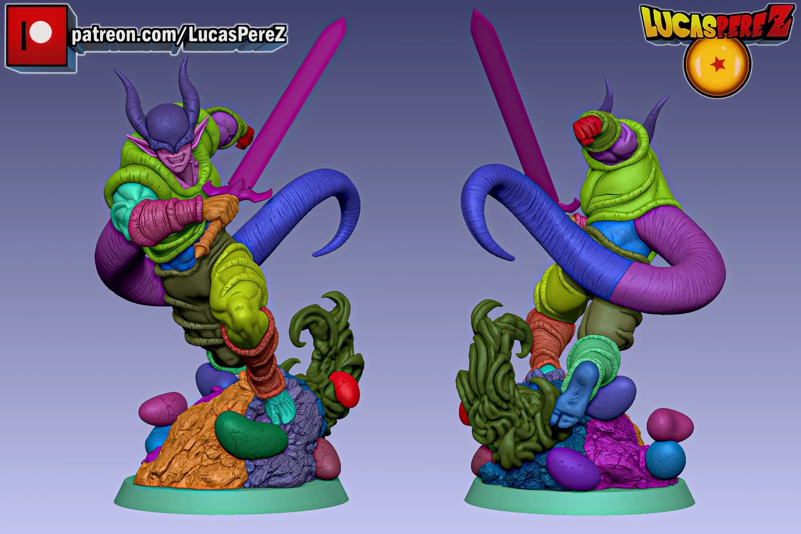 STL - Janemba Especial Busto render 5
