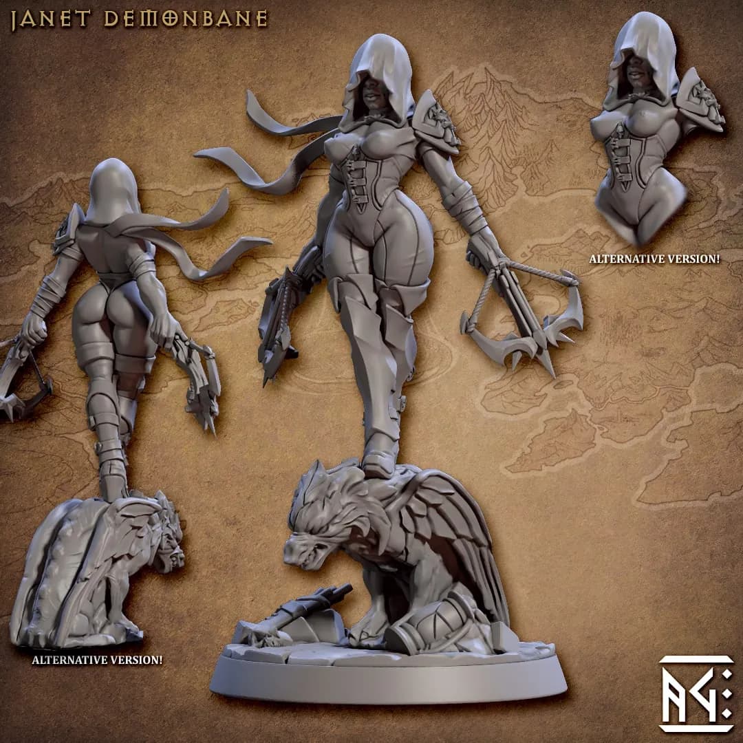 STL - Janet Demonbane Pinup