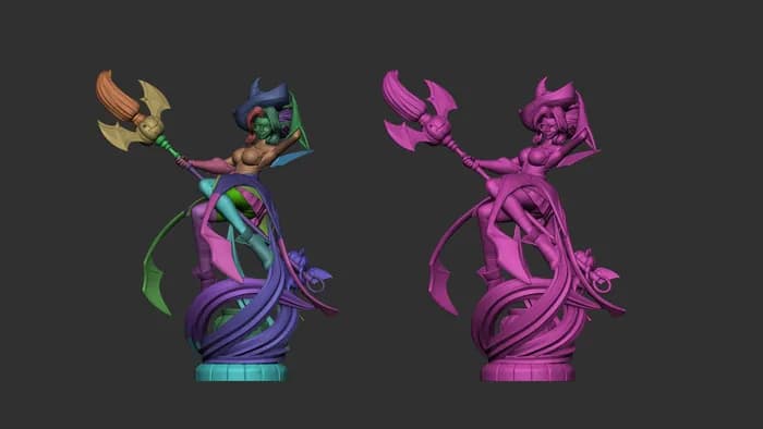 STL - Janna Bruja Encantada render 3