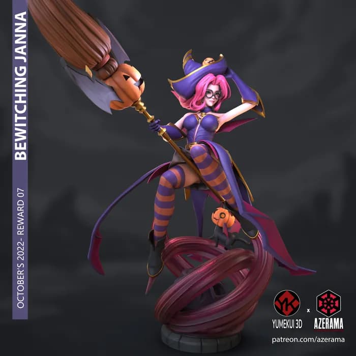 STL - Janna Bruja Encantada