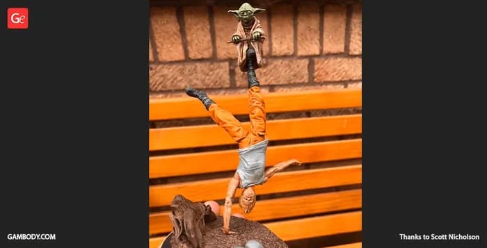 STL - jedi in training render 2