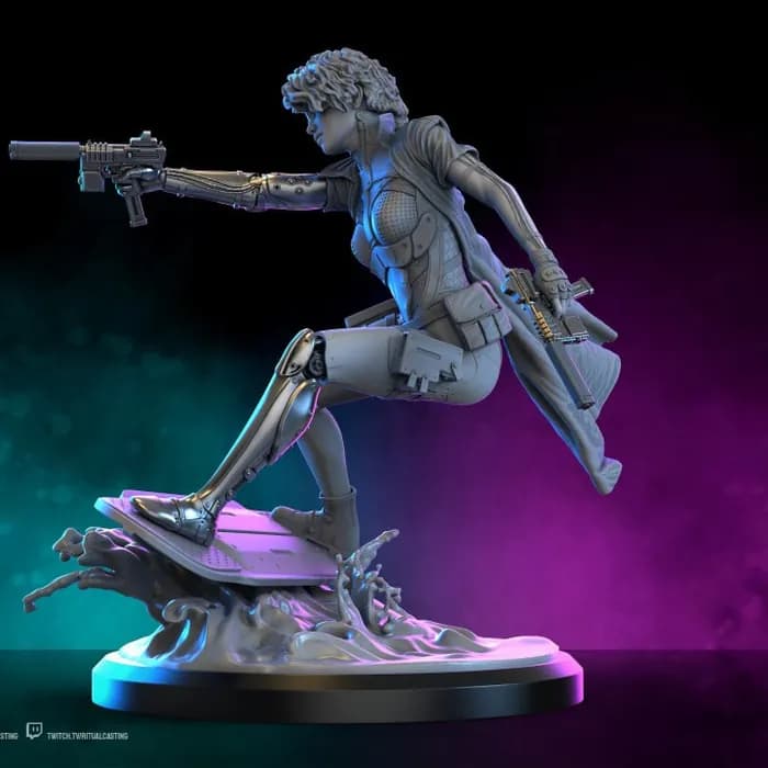 STL - jessie cyberpunk edgerunner render 2