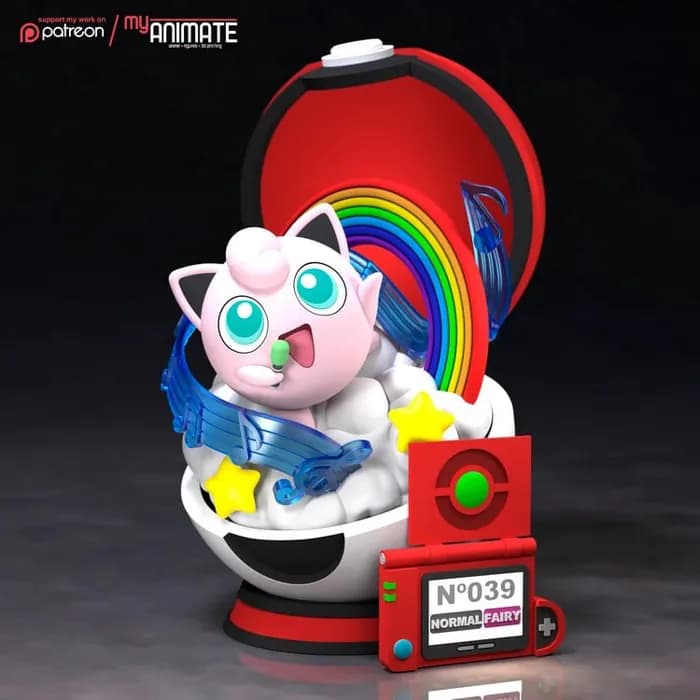 STL - jigglypuff my animate