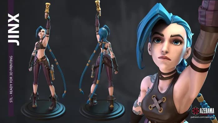 STL - jinx arcane for 3d printing