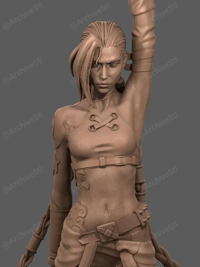 STL - jinx arcane league of legends render 2