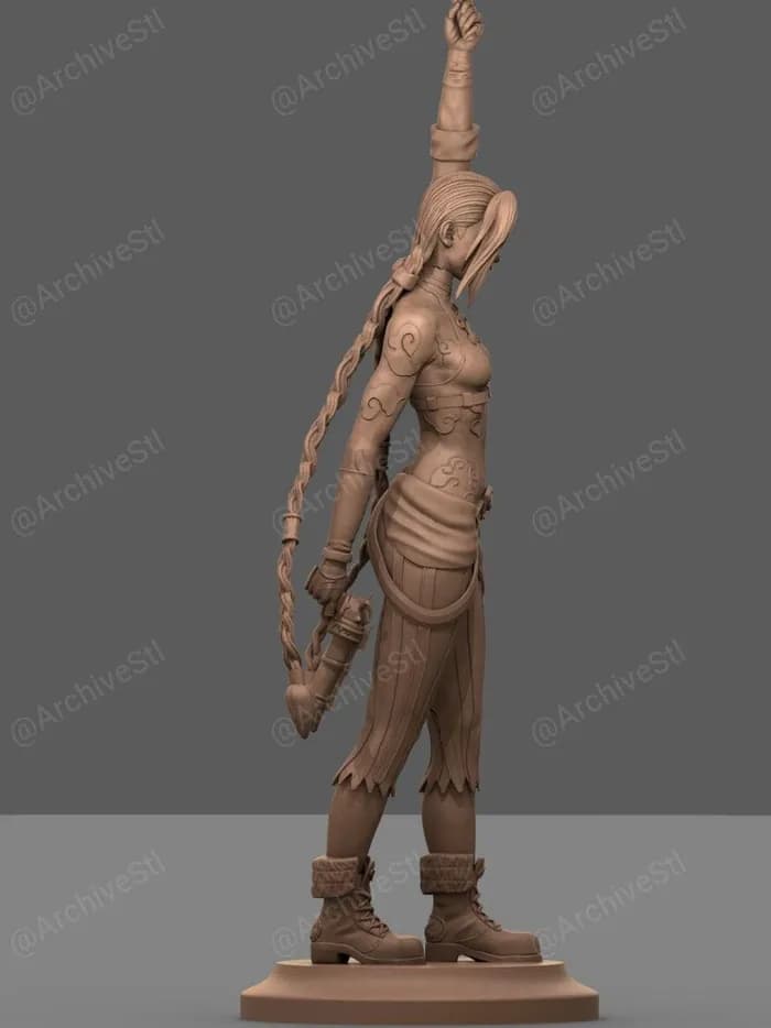 STL - jinx arcane league of legends render 5