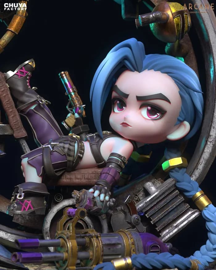 STL - jinx chibi 7 render 2
