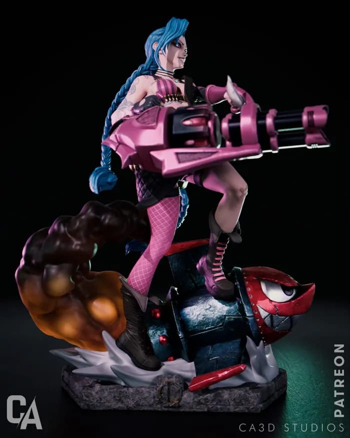 STL - jinx lol render 5