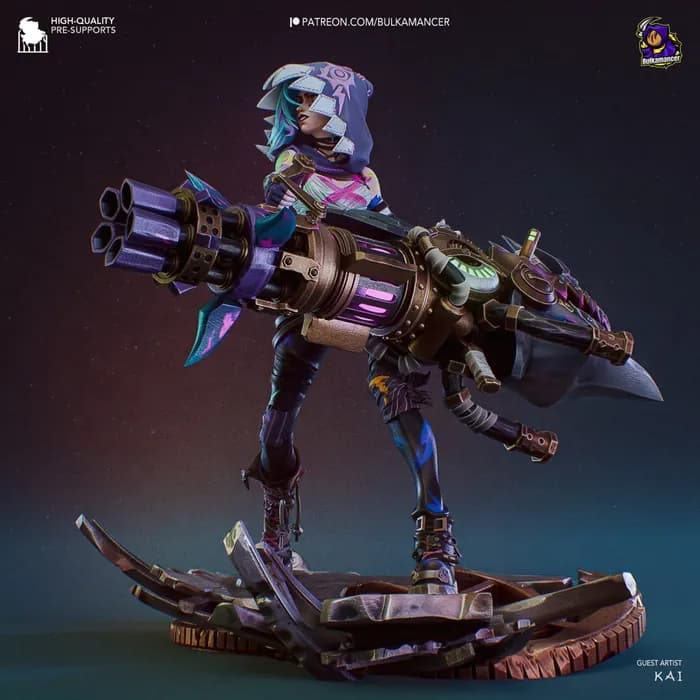 STL - jinx lol 6 render 2