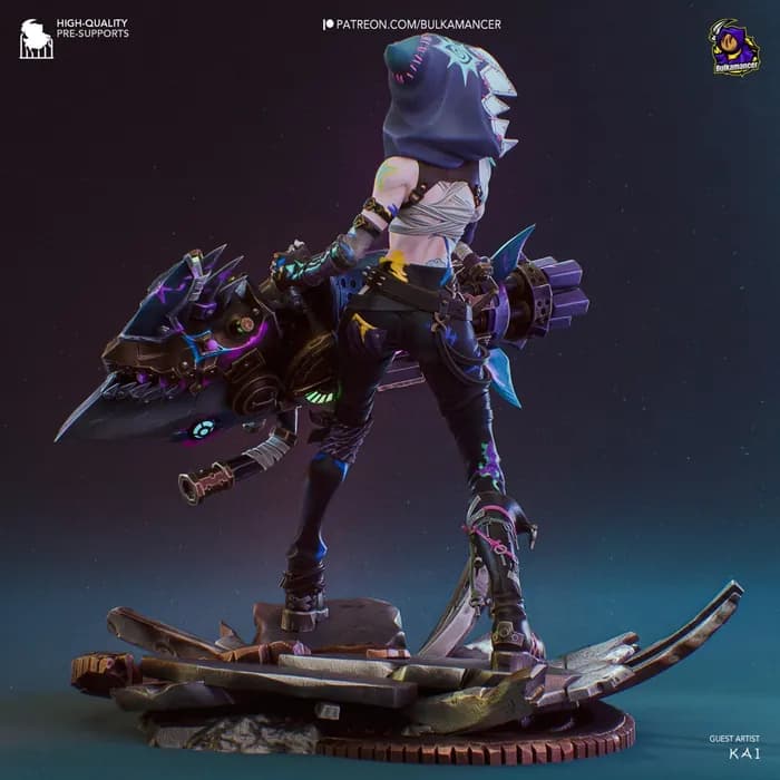 STL - jinx lol 6 render 3