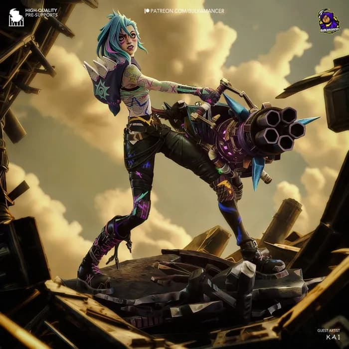 STL - jinx lol 6 render 5