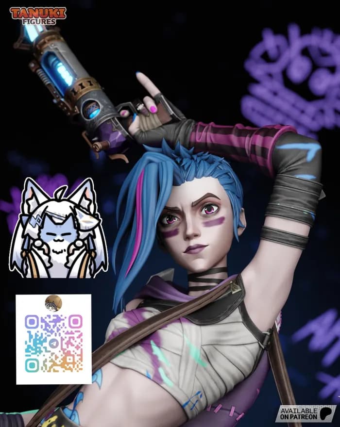 STL - jinx lol2 render 3