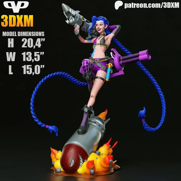 STL - jinx4 render 1