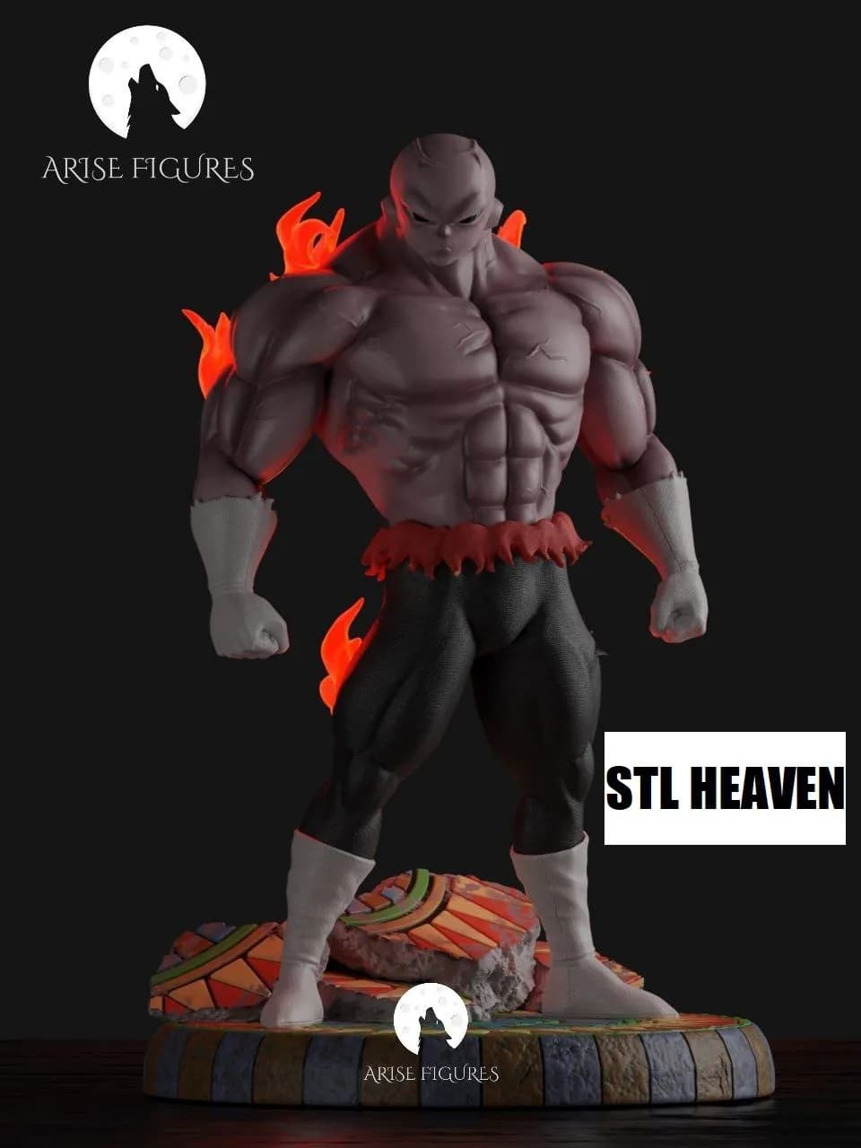 STL - Jiren Arise render 3