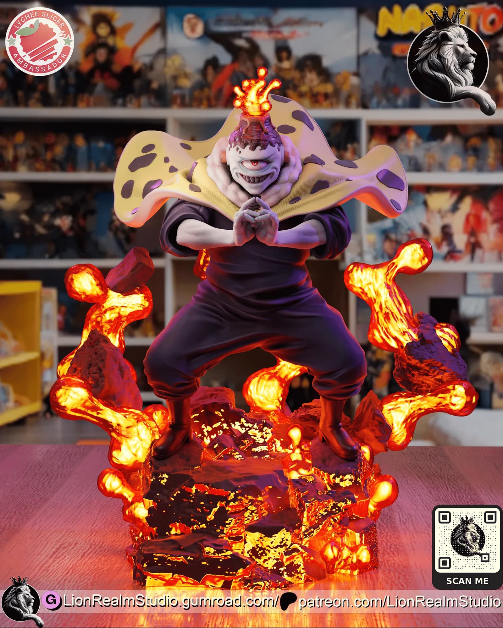 STL - Jogo Jujutsu Kaisen Figura