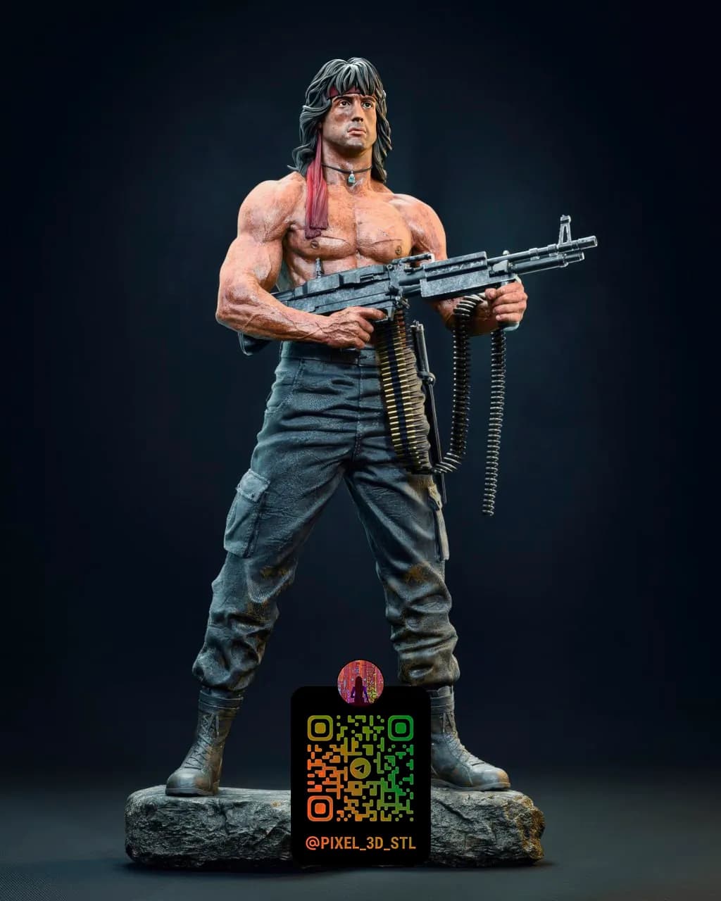 STL - John Rambo Primera Sangre