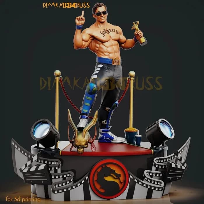 STL - johnny cage mortal kombat