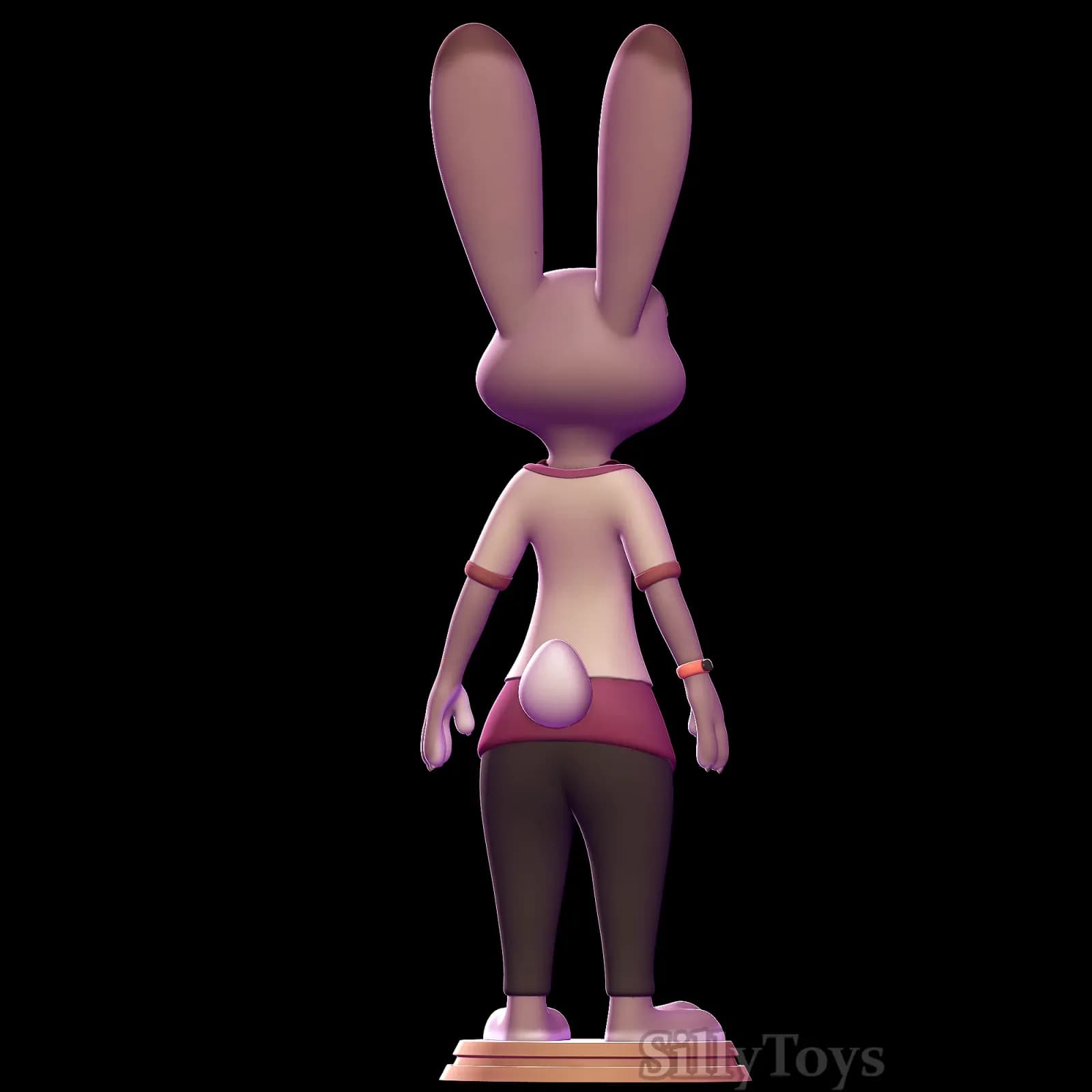 STL - Judy Hopps figura casual render 2