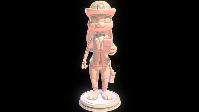 STL - Judy Hopps policía Zootopia