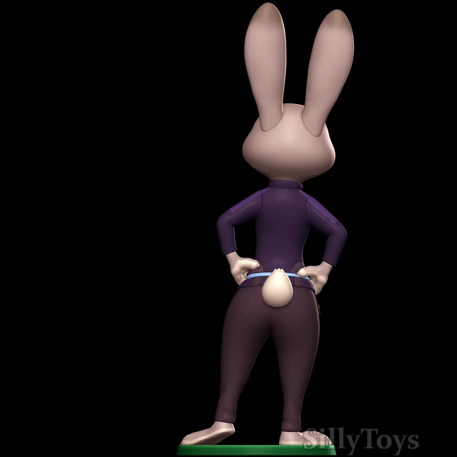 STL - Judy Hopps Zootopia figura render 2