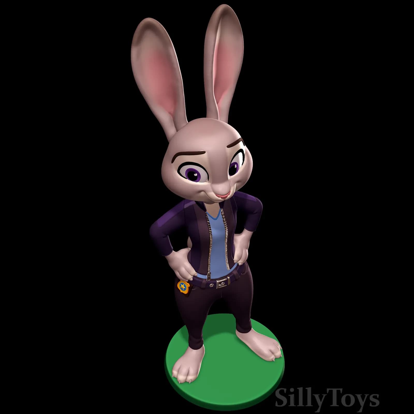 STL - Judy Hopps Zootopia figura render 3