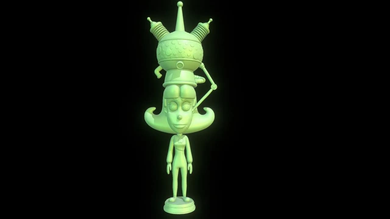 STL - Judy Neutron Figura 3D