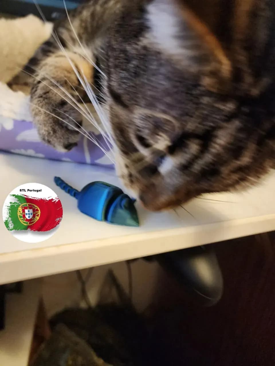 STL - Juguete para gato ratón