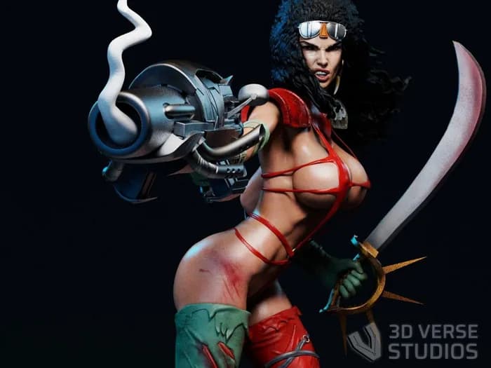 STL - Julie Strain 3D Verse