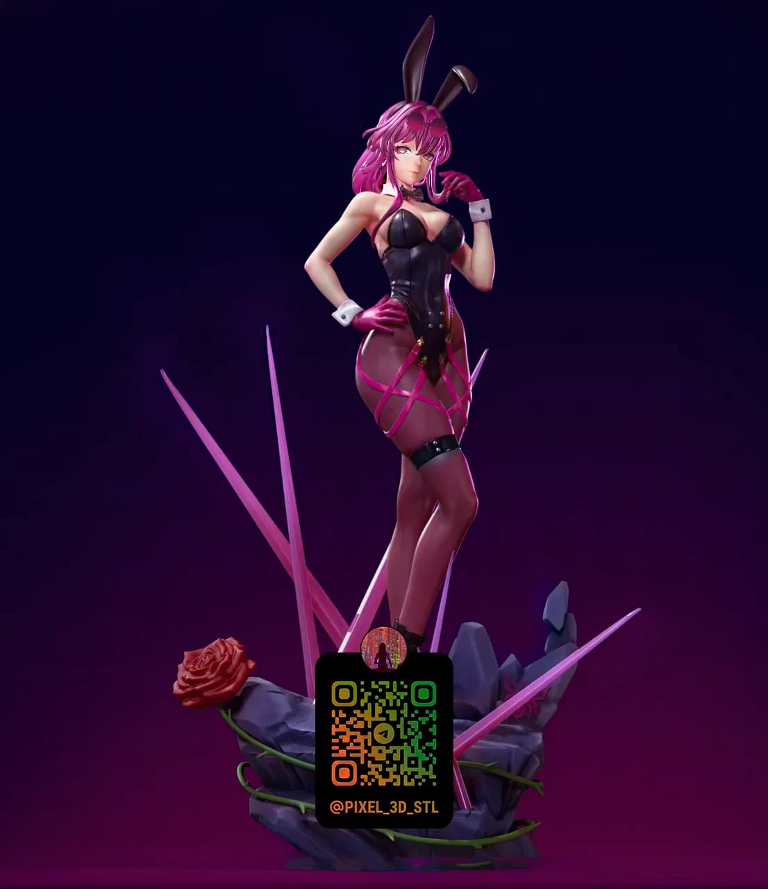 STL - Kafka Honkai Star Rail Bunny Girl