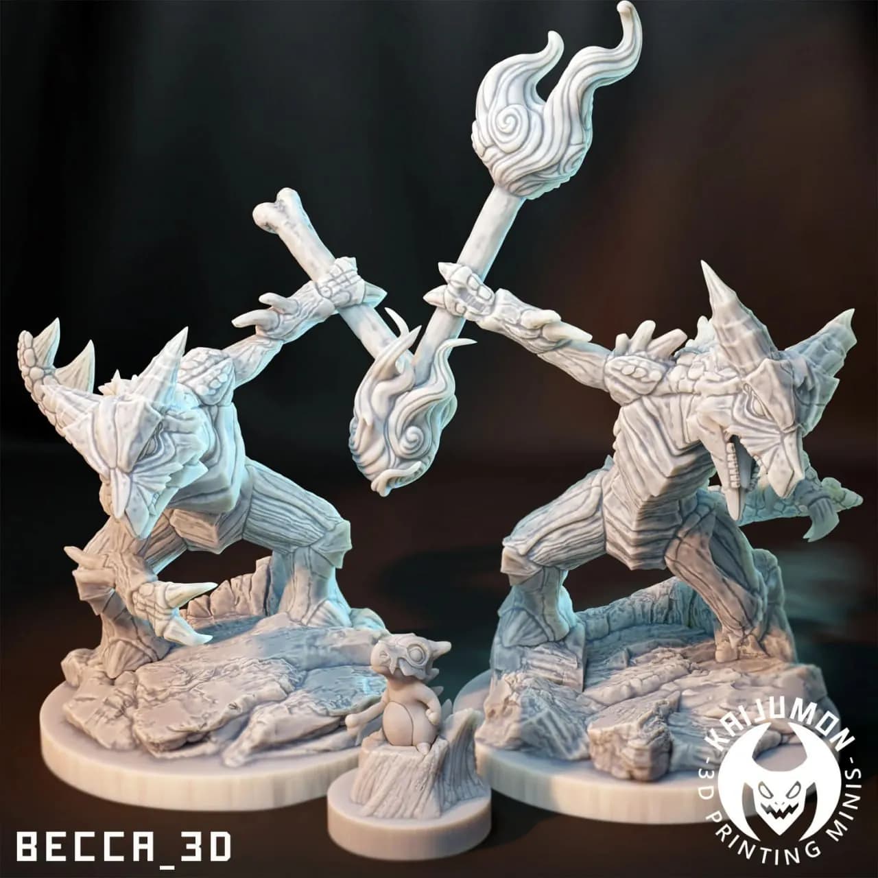 STL - Kaijumon Skullbold Figura