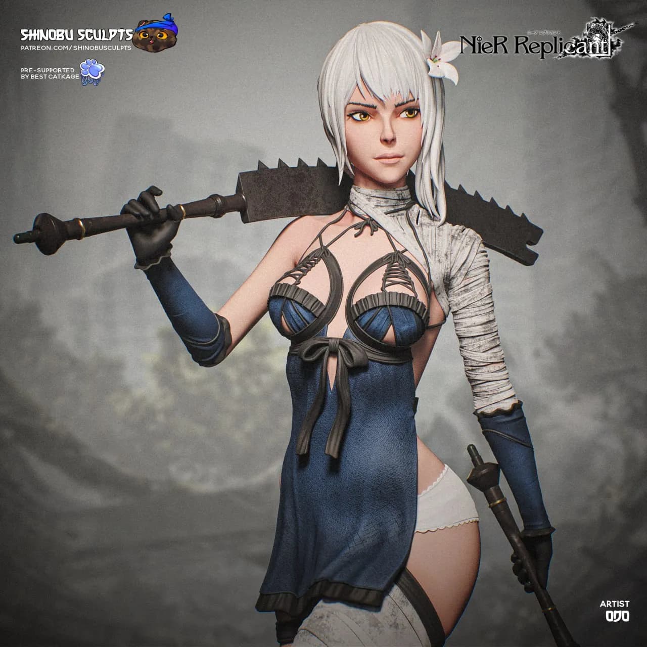 STL - Kaine from NieR Replicant