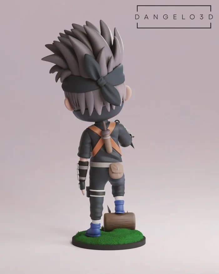 STL - kakashi chibi dangelo render 2