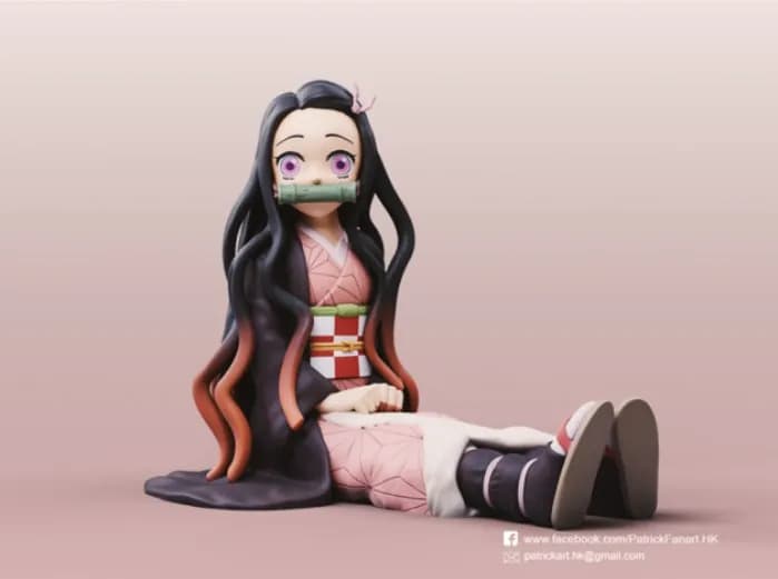 STL - kamado+nezuko(kimetsu+no+yaiba)